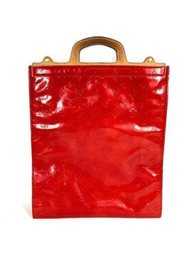Louis Vuitton Handbag Stanton Monogram Vernis Red
